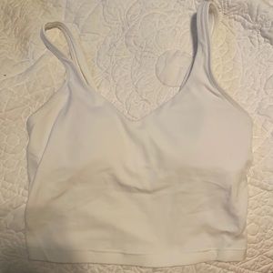 White lululemon align tank top size 2